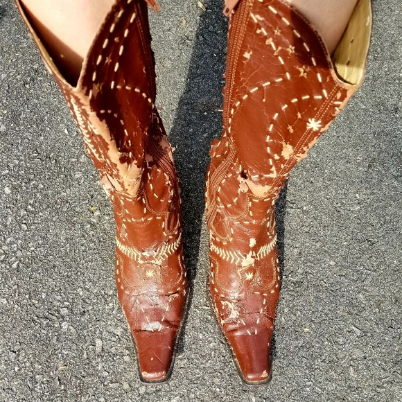 Playhouse Shoes - BUY ME! Playhouse Brown Cowgirl Boots (6)
